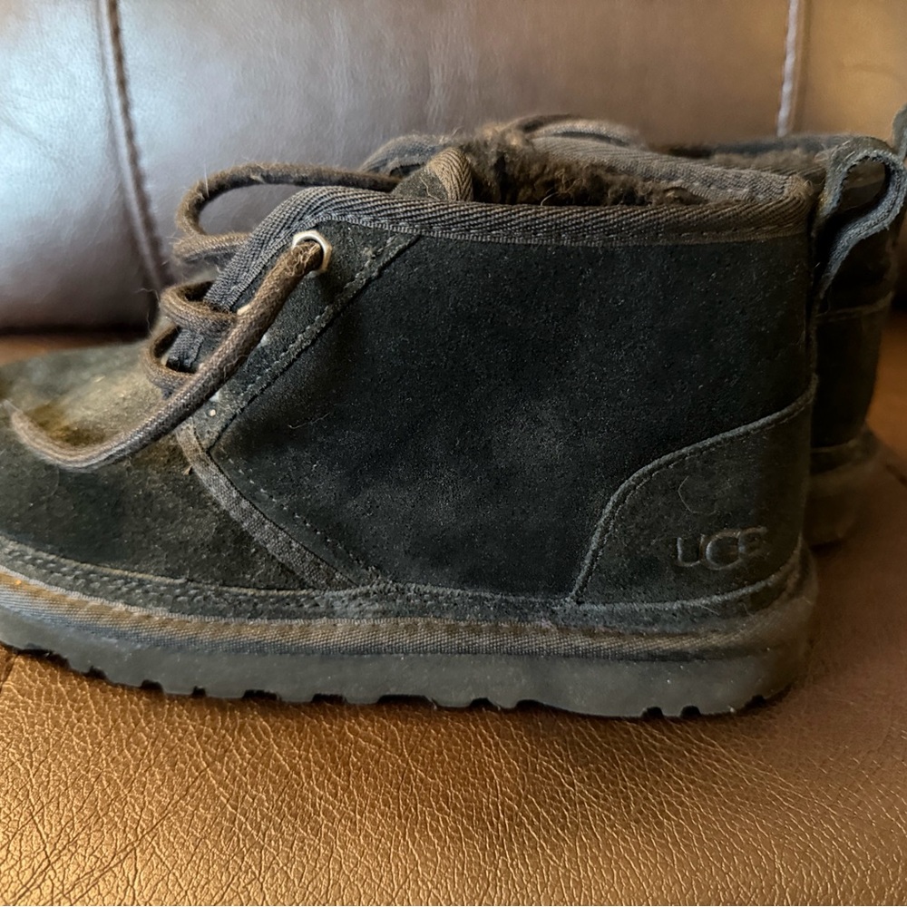UGG Charcoal Suede Ankle Booties